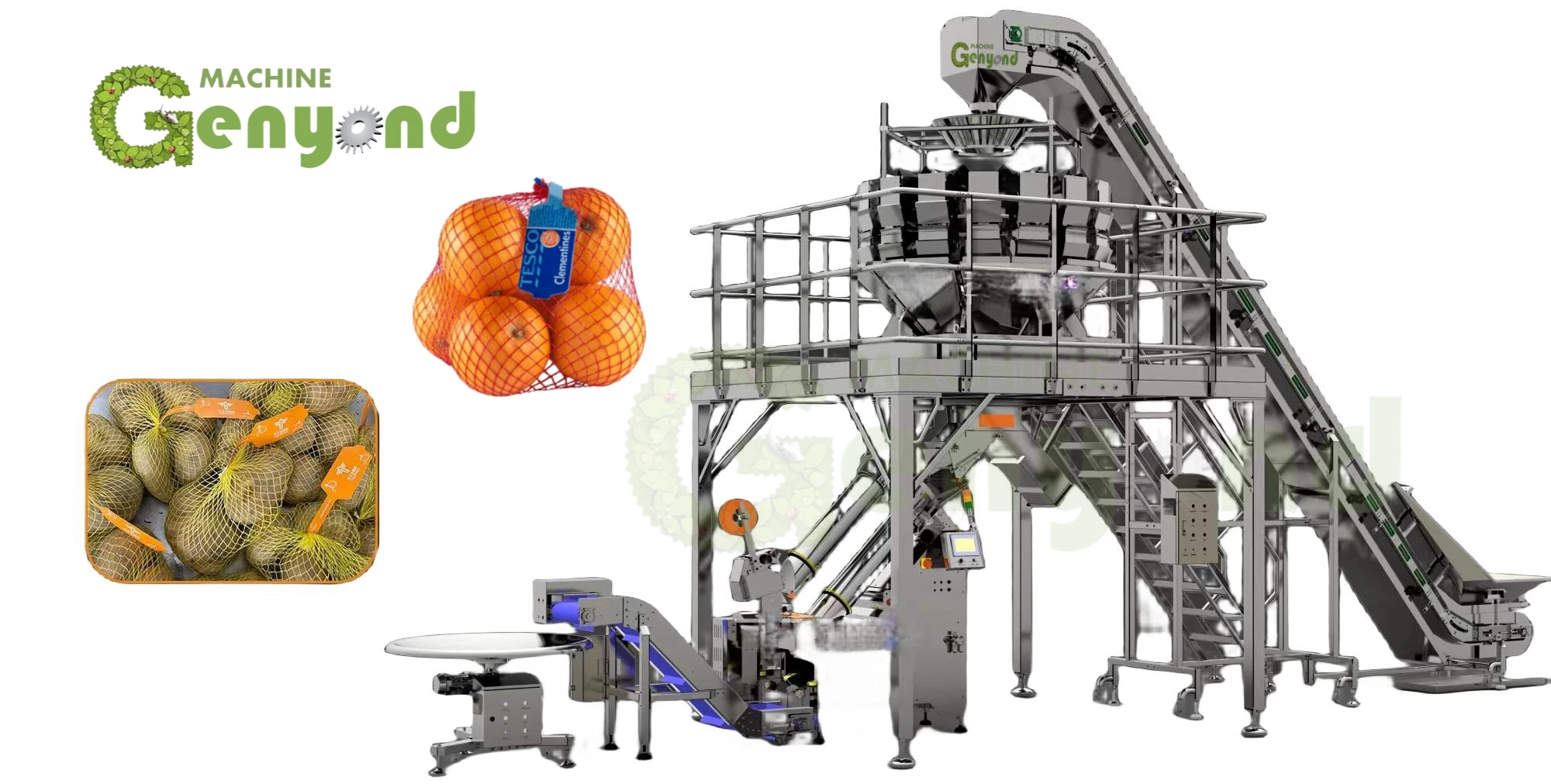 Genyond Nuts Packing Machine Garlic Packing Machine Apple Packing ...