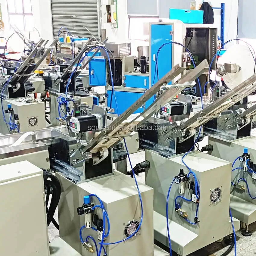 Automatic Disposable Cutlery Set Packing Machine for Napkin Tissue Spoon Fork Knife Toothpick Salt Pepper Sugar Wipes Sachet
