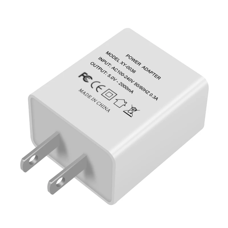Производитель 5В 2А мобильный телефон ЕС Великобритания штепсельная вилка Быстрая зарядка 2 порта usb настенное зарядное устройство