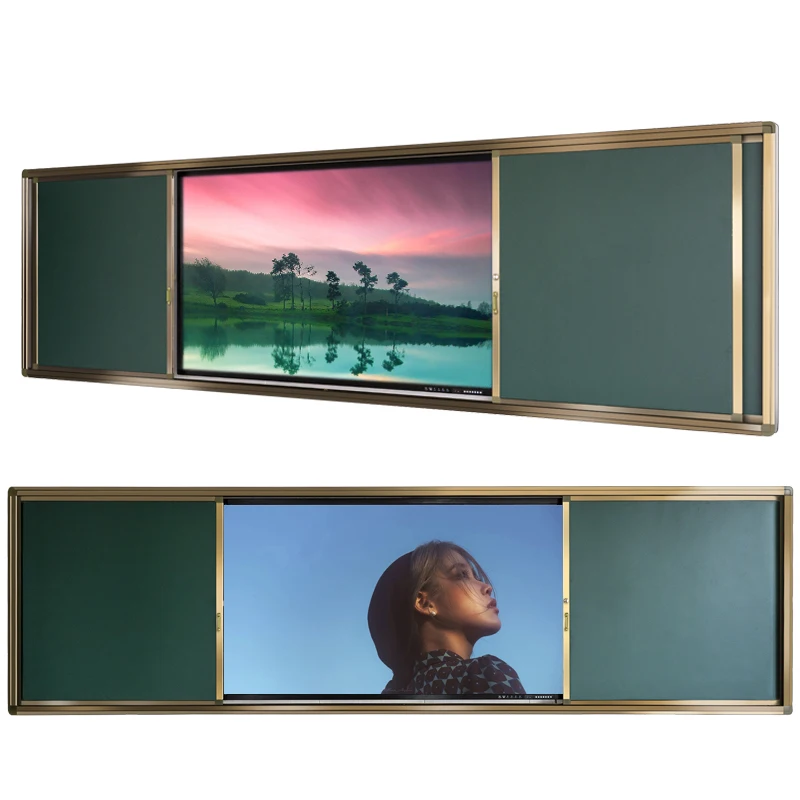 Доска со скользящим мелом, черная, зеленая, белая доска, умная доска для обучения