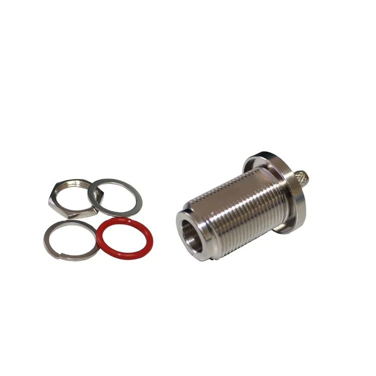 product fast supply n female connector n c ky3 with nut fixed n coaxial connector for rg58 rg142 cables-3