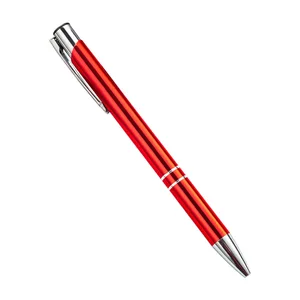 Customizable Logo Second-Line Jumping Pen Retractable Oil-Ballpoint Exhibition Gift Metal Pen Business & Promotional Gift