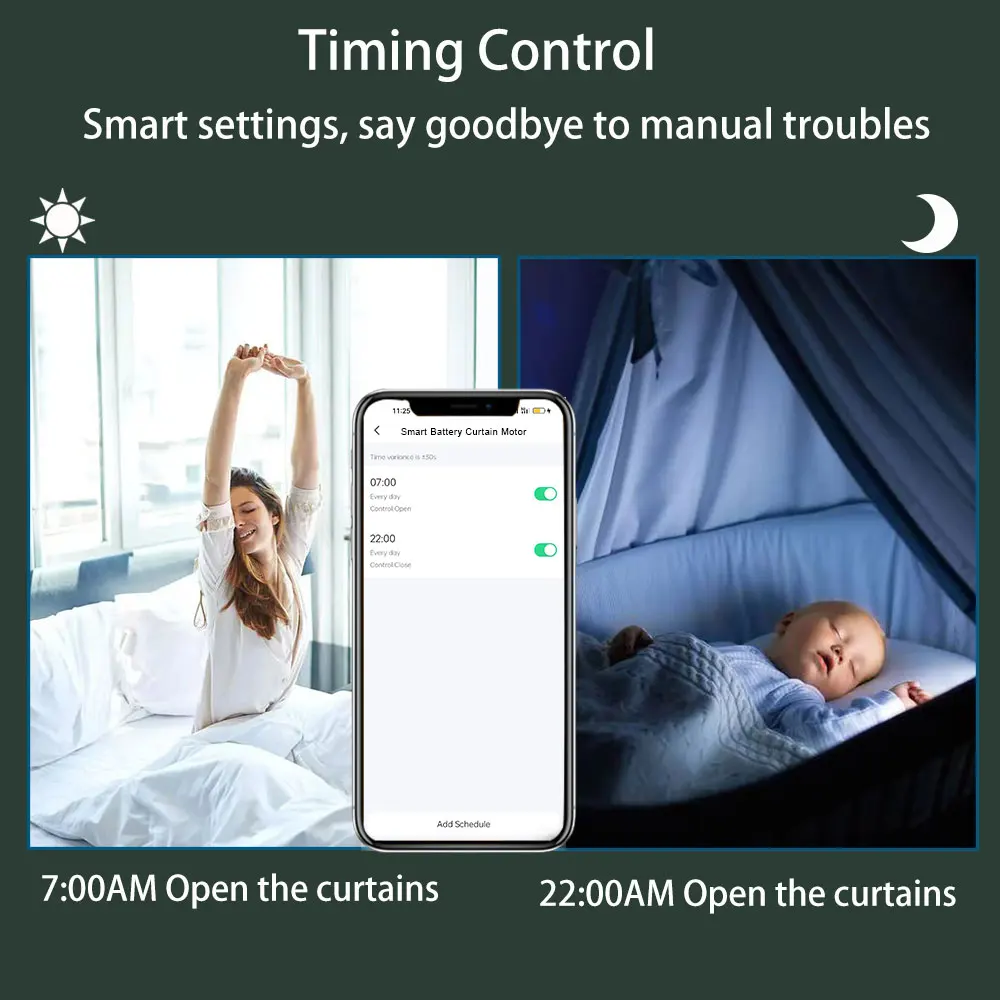 Tuya Smart Home WiFi Zigbee Smart Curtain Driver Remote Electric Automatic Curtain Opener for Livingroom Curtain Motor Track