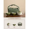 Daisy scorched green-olive green 4 heads-Xi Shi lotus valve