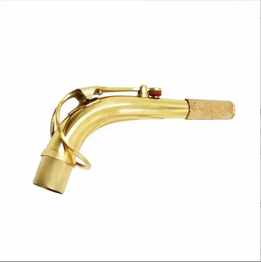 Brass Alto Saxophone Gold Curved Neck - High Grade Parts