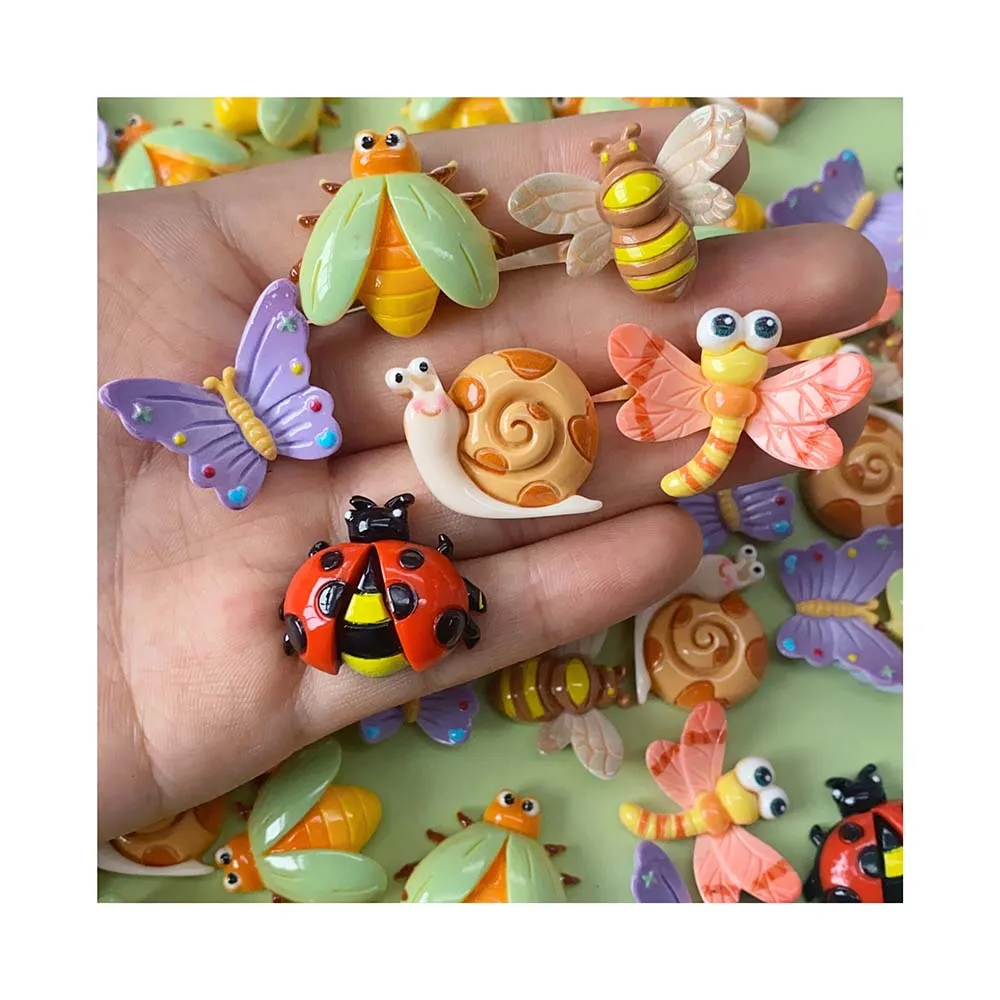 100pcs Colorful Resin Figurines - Perfect for DIY Crafts