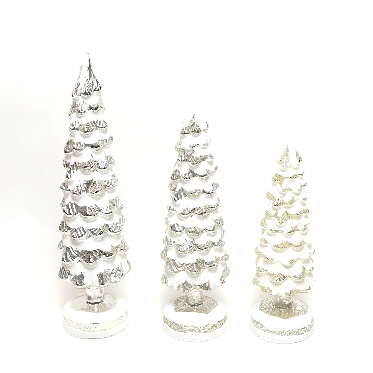 Christmas decorations LED flocking PVC foldable tree set decorative