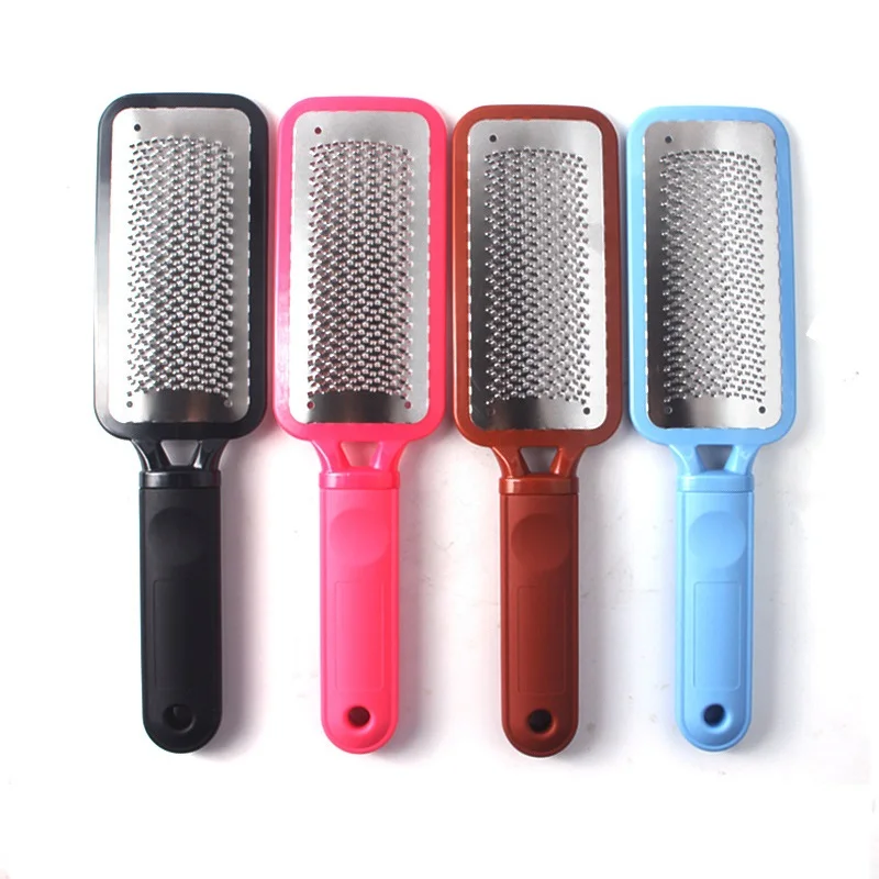 Скруббер педикюрные инструменты для удаления мозолей из омертвевшей кожи пилка ног нержавеющей