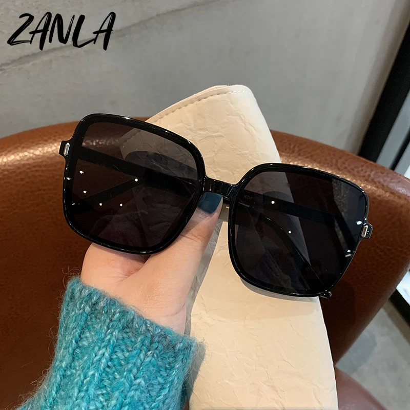 2024 Designer Oversized Sunglasses Women Luxury Beige