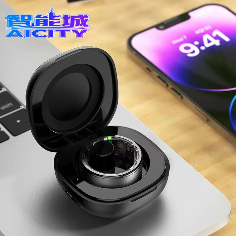 Sheng Qiong  Ring Waterproof Sleep tracker Smart Health Ring Heart Rate Blood Pressure Fitness tracker Smart Ring for Men Women