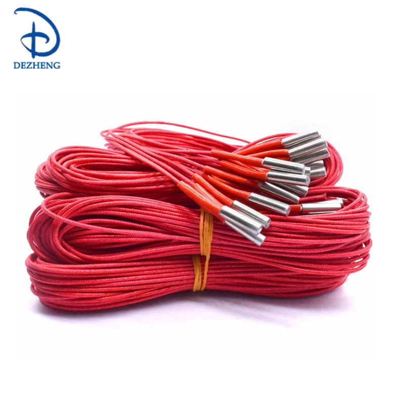 12 В 40 Вт Керамический нагреватель картриджа 6 мм * 20 для экструдера Запчасти 3D принтеров нагревательная трубка нагрев 1 м Экструзионная деталь