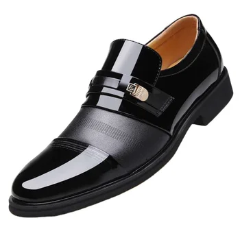 Summer Leather Shoes Slip On Formal Casual Business Shoes Men Dress ...
