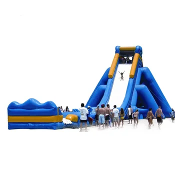 China Lake Adults Commercial PVC Inflatable Water/Dry Slide Park Cheap Big Backyard Slide for Sale Outdoor Type
