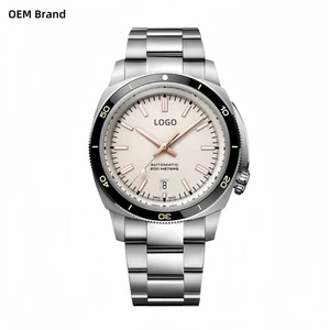 Custom Super BGW9 Luminous 42mm Luxury Automatic SW200-1 Men's 20ATM Diving Vintage Watches with Unidirectional Rotating Bezel