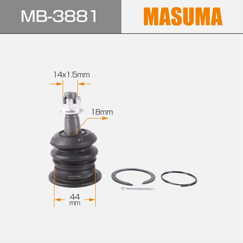 MB-3881 MASUMA Auto Suspension Systems Upper Ball Joint for