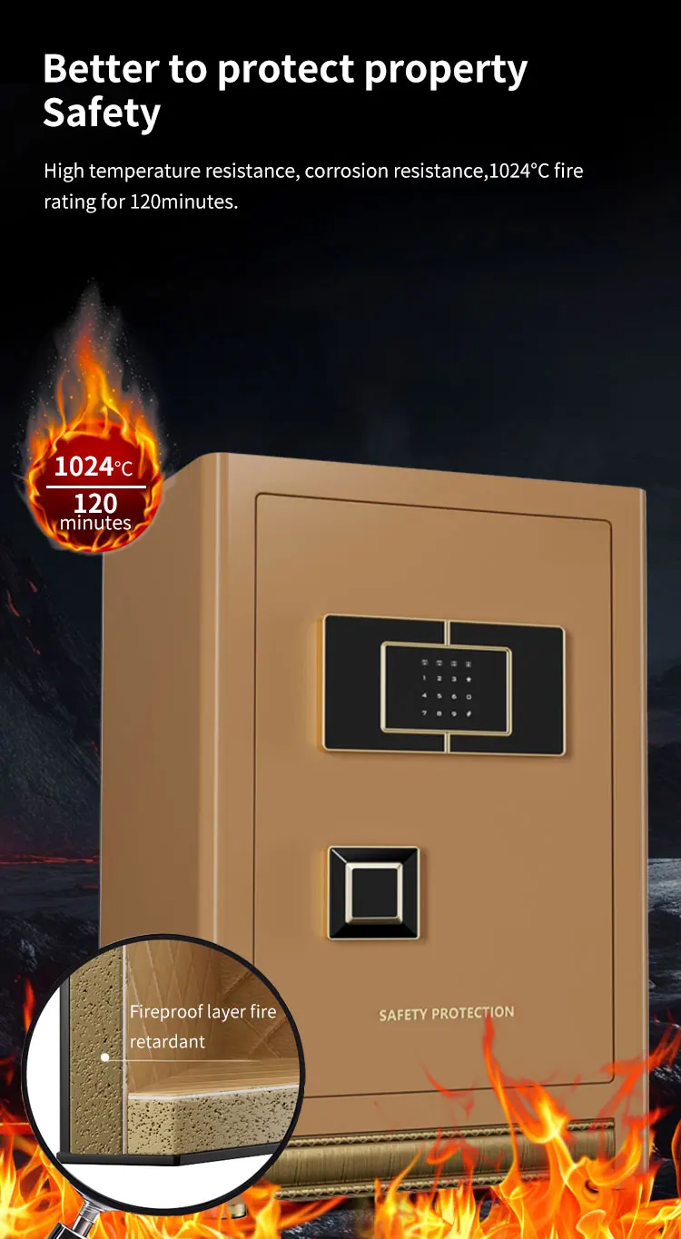 CEQSAFE Safety Locker with WIFI Fingerprint Safe Box Office Hotel Safe Home Key Safe Box Caja Fuerte Caja Segura manufacture