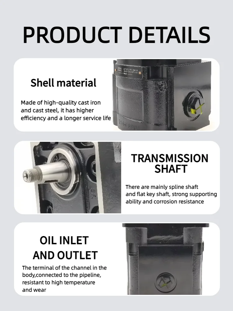 Gear Type Hydraulic Pump AP300/75D 818 AP300/27D818-FP AP300/31D818-FP ...