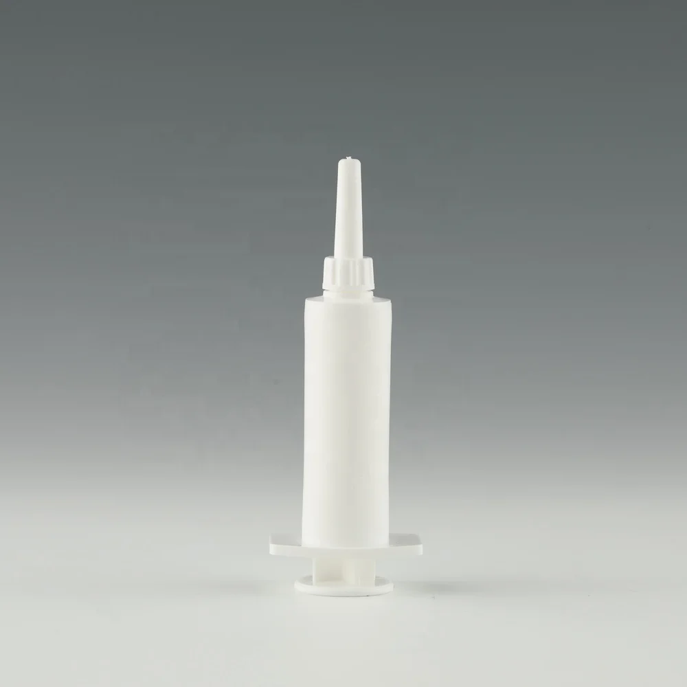 Flexible Tip Empty Cow Mastitis Paste Gel Medicine Syringe Plastic 5ml 8ml 10ml 13ml Cattle Intramammary Injector Syringes