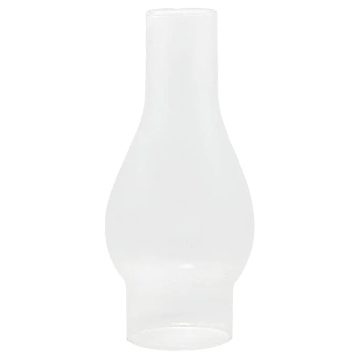 Cheminée En Verre Transparent Pour Lampe à Huile - Hauteur 24,5 Cm, Base De 5 Cm, Remplacement Universel - 5