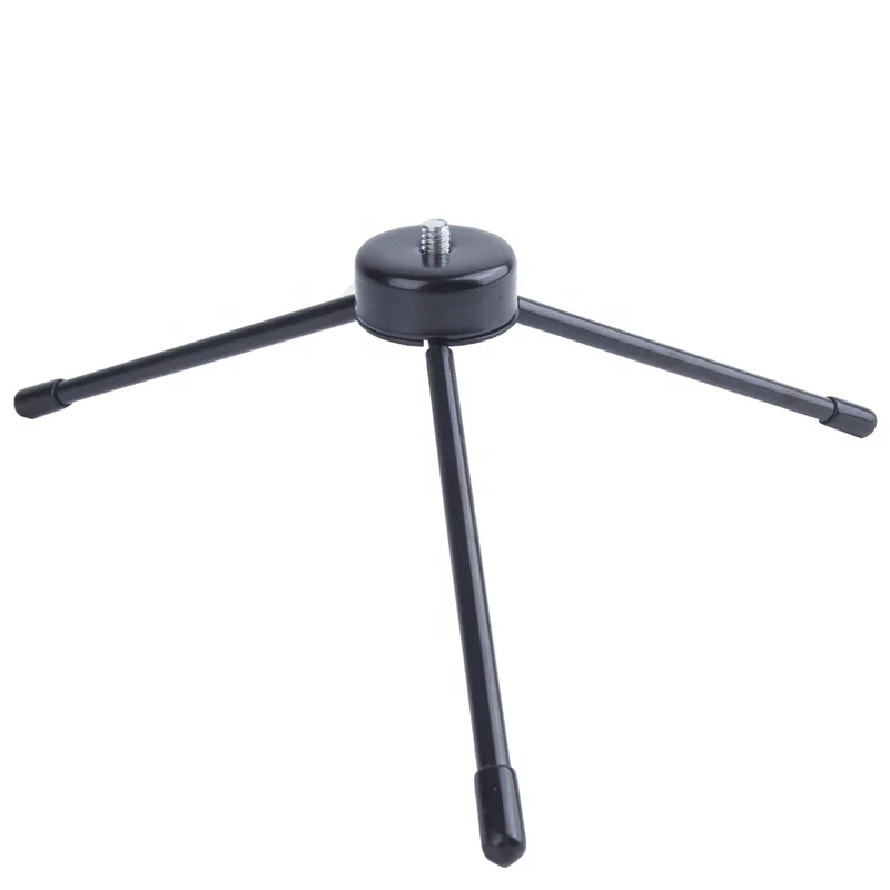 14cm Ring Light Mobile Phone Camera Tripod Light Stand Lightweight Smart Phone Tripod Iron Selfie Stick Foldable Mini Tripod