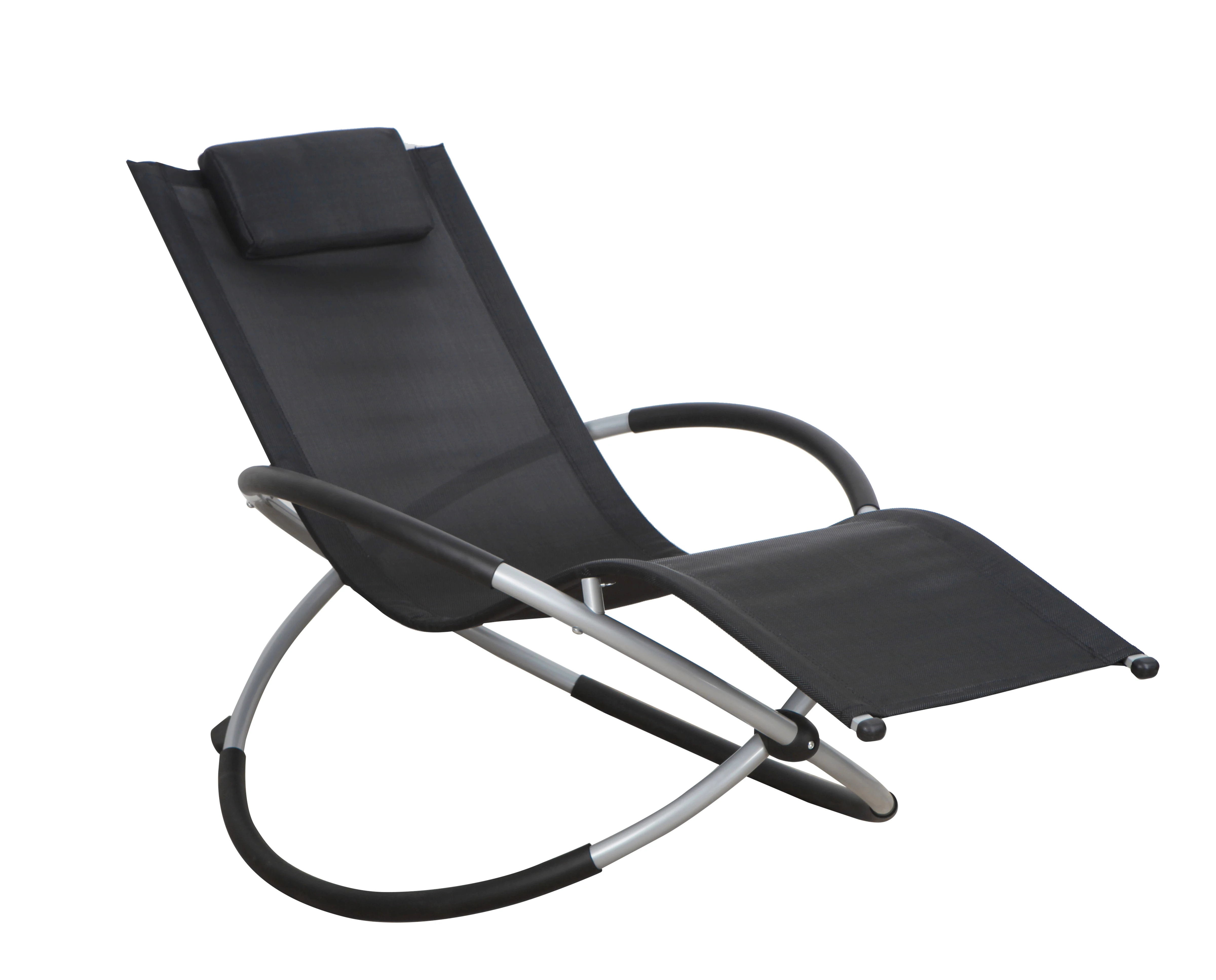 Outdoor portable zzero Gravity Rocking hair Track Rocking Chair For ...