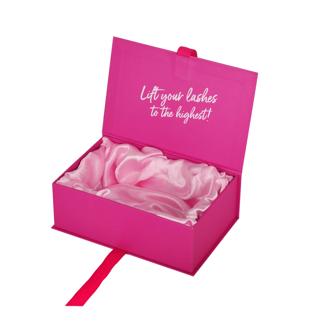 Custom UV Coating Luxury Magnetic Kraft Paper Wig Box Packaging Boxes for Gift