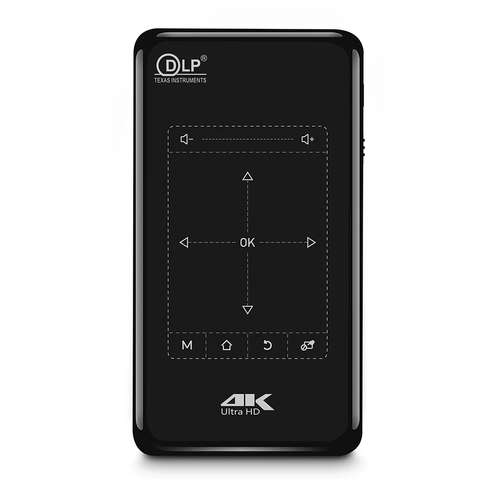 【ネコ様】【4K】スマートプロジェクター HD 4K DLP P09-II 小型 Salange DLP P09-II Mini Mobile HD Projector - 4K Portable