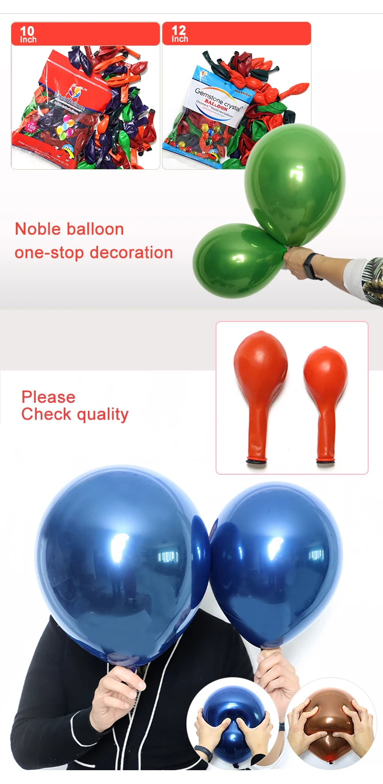 2024 Party City Latex Free Personalized Balloons Bag 100pcs Kids Party