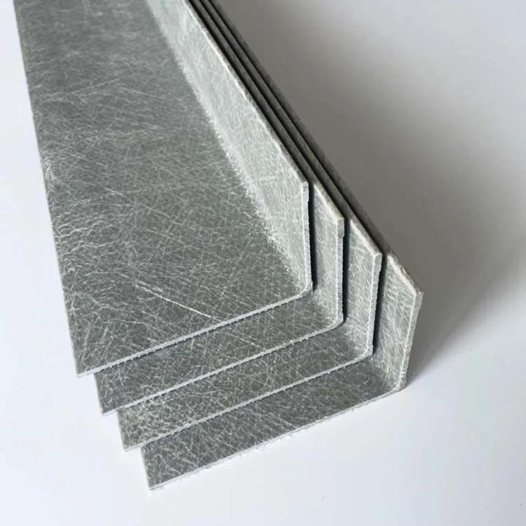 High Quality Durable Fiberglass Pultruded  Frp Profile Manufacturer Pultrusion Glass Fiber L Shape Profile