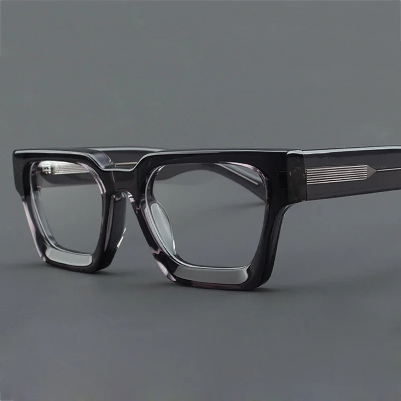 2026 Customized Logo Fashion Optical Glasses Frame Men Wholesale Handmade Eyewear Retro High Quality Acetate Eyeglasses Frame