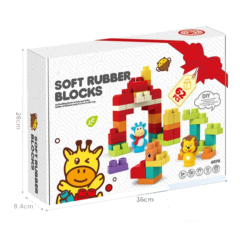 QS New Design Preschool Early Learning DIY Assembly Blocks Toys Cartoon ...