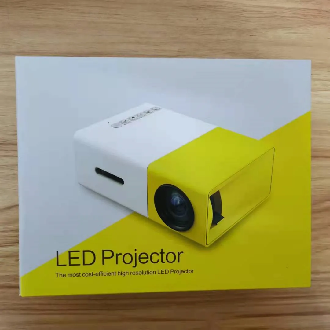 
Горячая Распродажа Мини HD LCD 1080p проектор для мультяшного домашнего кинотеатра карманный проектор размера телефона 4k 