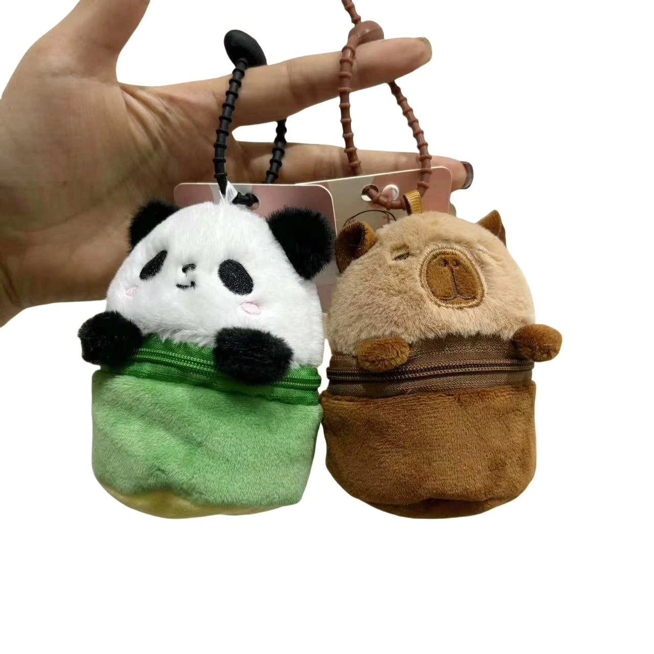 Stuffed Animal Purse Keychain Xianghui Keychain Wallet Coin Purse Keychain Children Plush Small Coin Purse  Gift Key Ring And Metal Keychain Price
