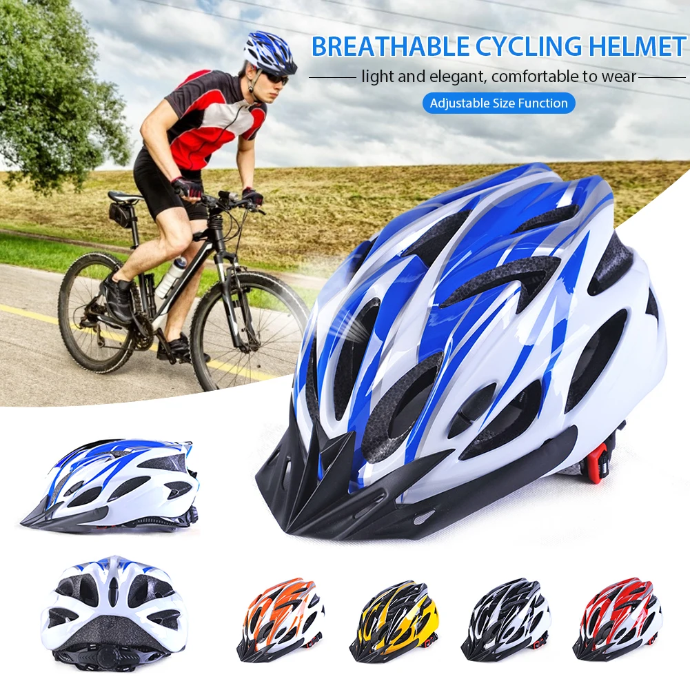 MTB Adjustable Breathable Mountain Cycling Road Bike Helmet