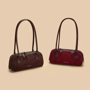 New Fashion Lady Tote Handbag Large Capacity Zipper Closure Cross Border Top High Quality Long Shoulders Wholesale