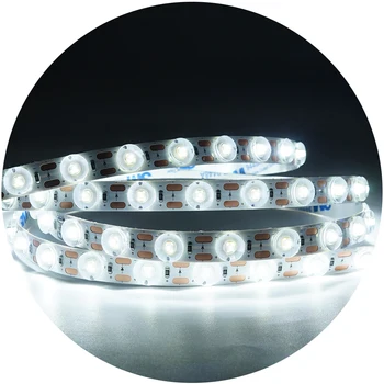 24V light with diffuse reflectance lens one light one cut with 10m no pressure drop 12mm wide 48led light strip