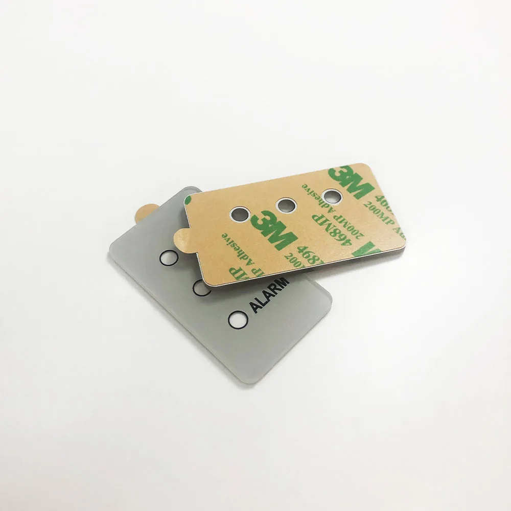 Custom Sticker Silk Button Label 3m Glue Pc Lexan Panel Graphic ...