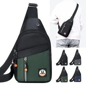 New Chest Bag for Men Business Multi-layer Shoulder Bag Trendy and Practical Casual Crossbody Bag Wholesale