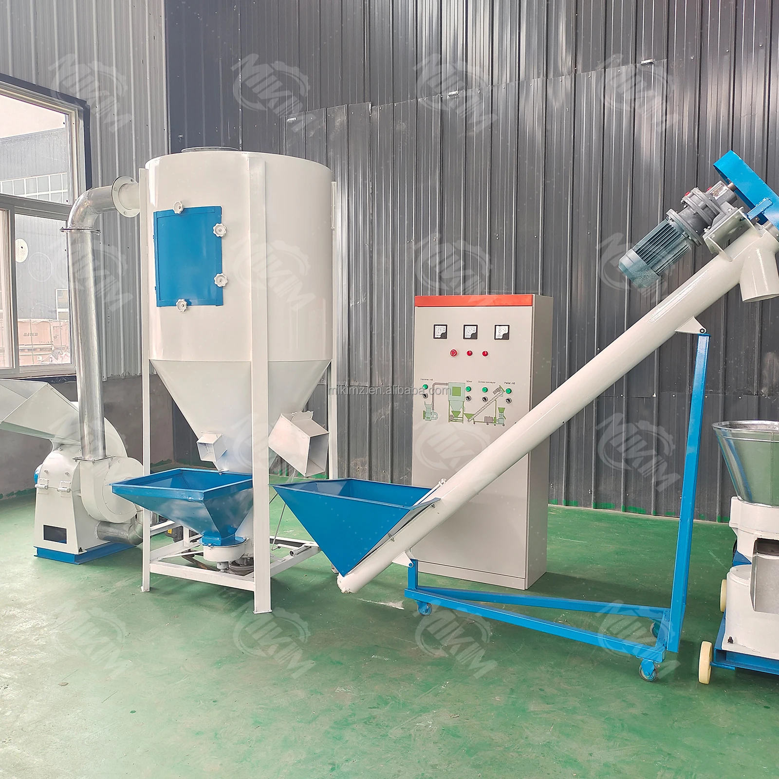Poultry Cow  Feed Processing Making Machine for Chicken Feed Animal Cattle Feeding Line