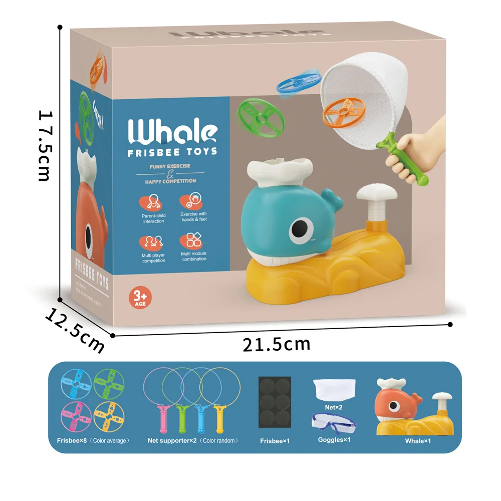 Flying Ufo Disc Launcher Catch Ejection Foot Stepping On Flying Saucer