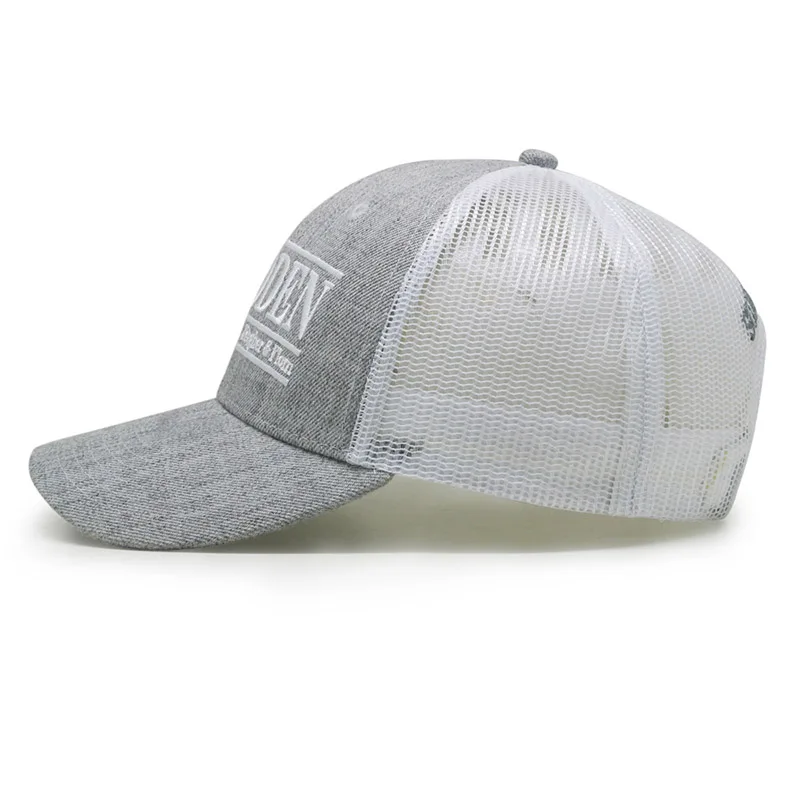 Hot Heather Grey Trucker Cap Snapback 