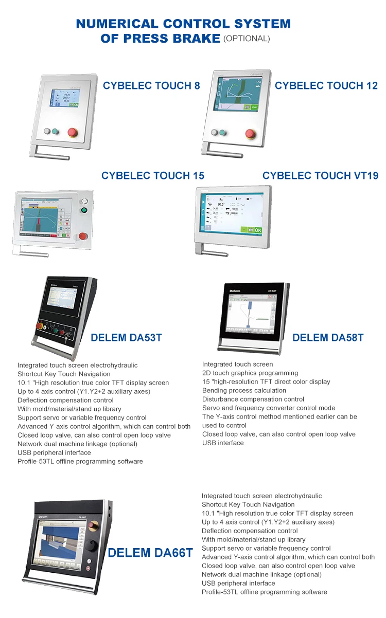 Automatic Hydraulic Cnc Electric Press Brake Machine