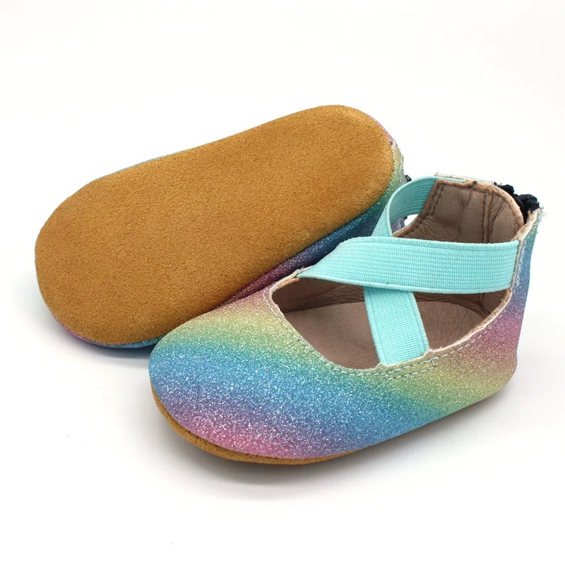 rainbow ballet shoes