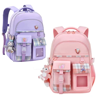 Teenage Young Girls Kids Backpack School Bags Hot Sale Wholesale Fashion Canvas Student Backpack