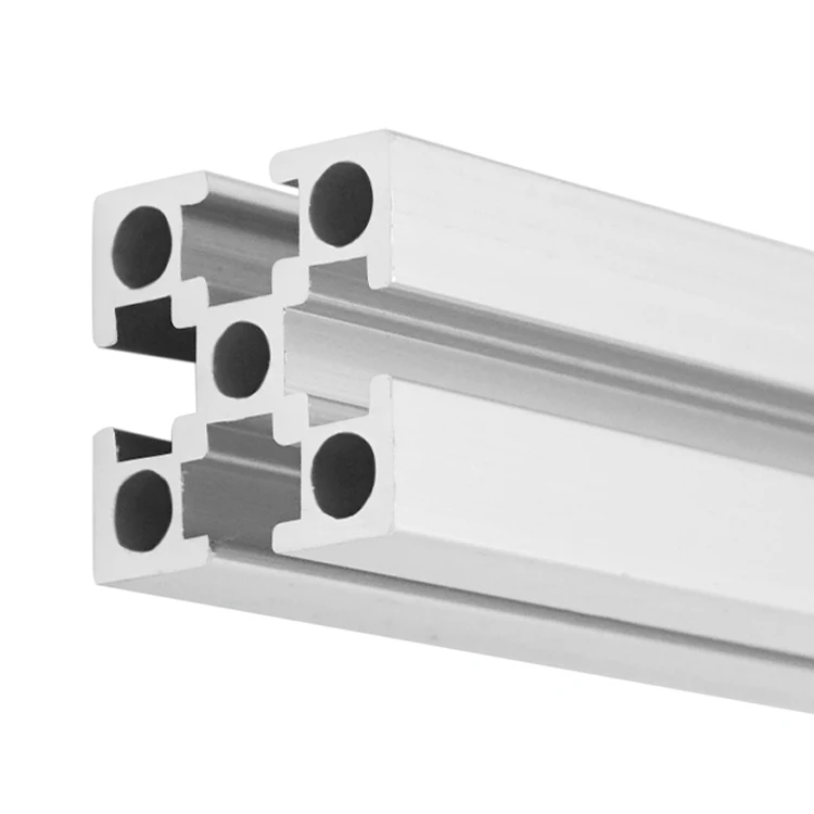 Aluminium T-slot Extruded Profile 20x20 System V Slot Industrial Aluminum Extrusion 2020 Provide Rotary Hole Cutting Services details