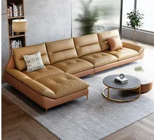 Modern Split Living Room Sofa Furniture Set Technology Fabric Corner Sofa Set Home Leisure L-shaped Sofa