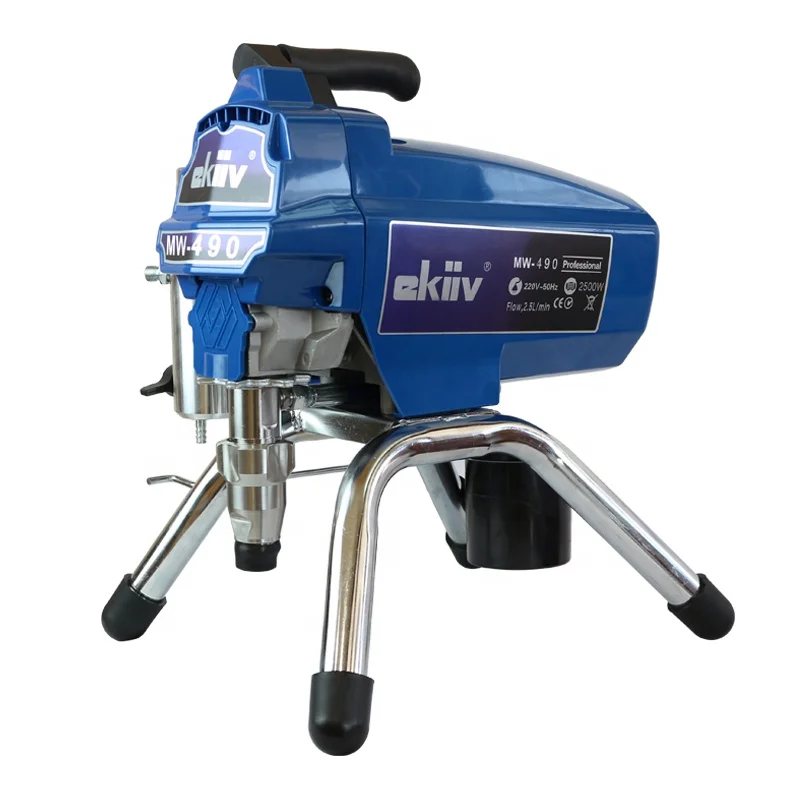 High Efficiency EKIIV 3.5L 3L 2.5L 2.7L 395 495 595 Large Flow Electric 220V 110V Airless Paint Sprayer with Piston Pump