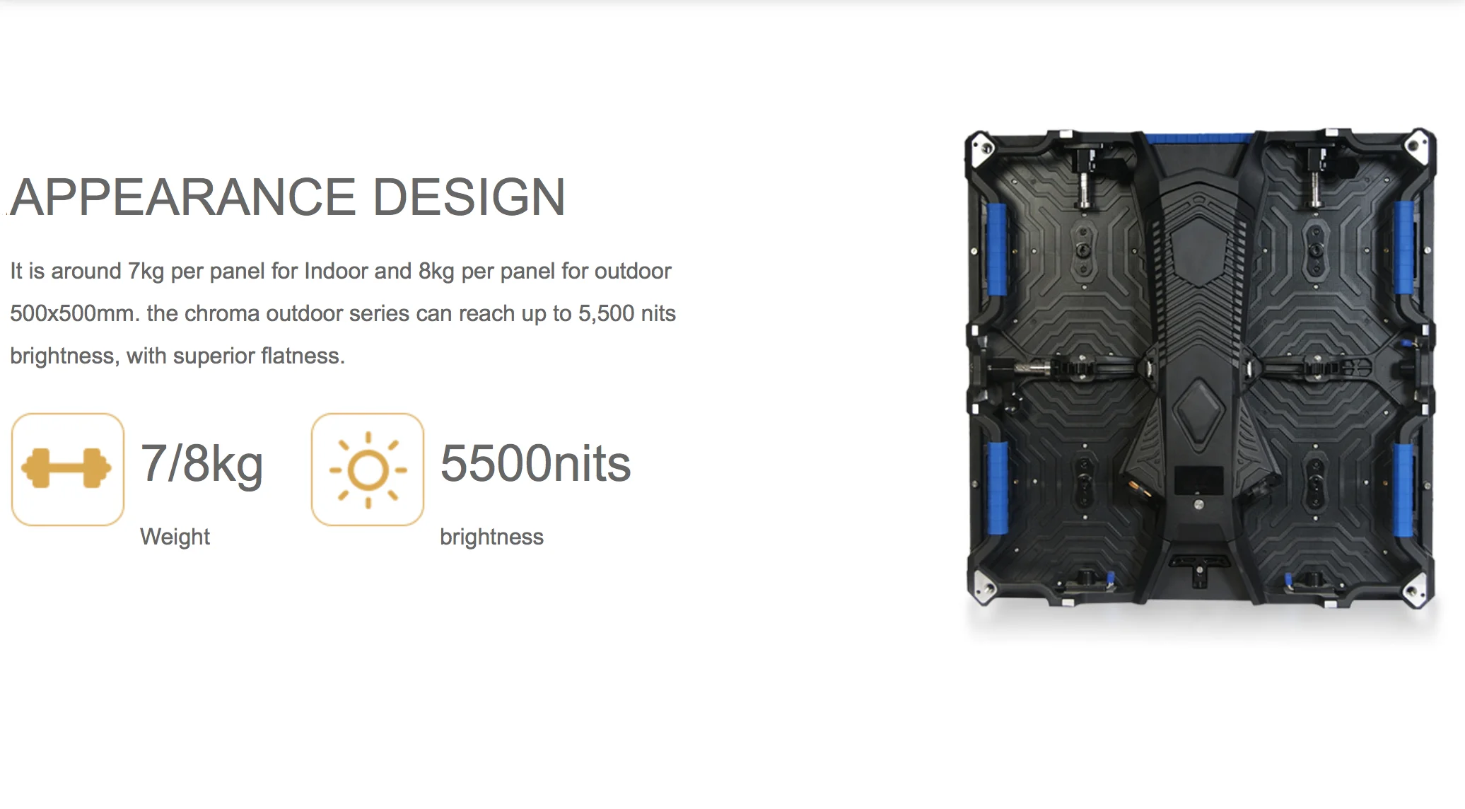 5500nits high brightness hd display screen panel p3 p3 p2 big outdoor led video wall for publicity rental events