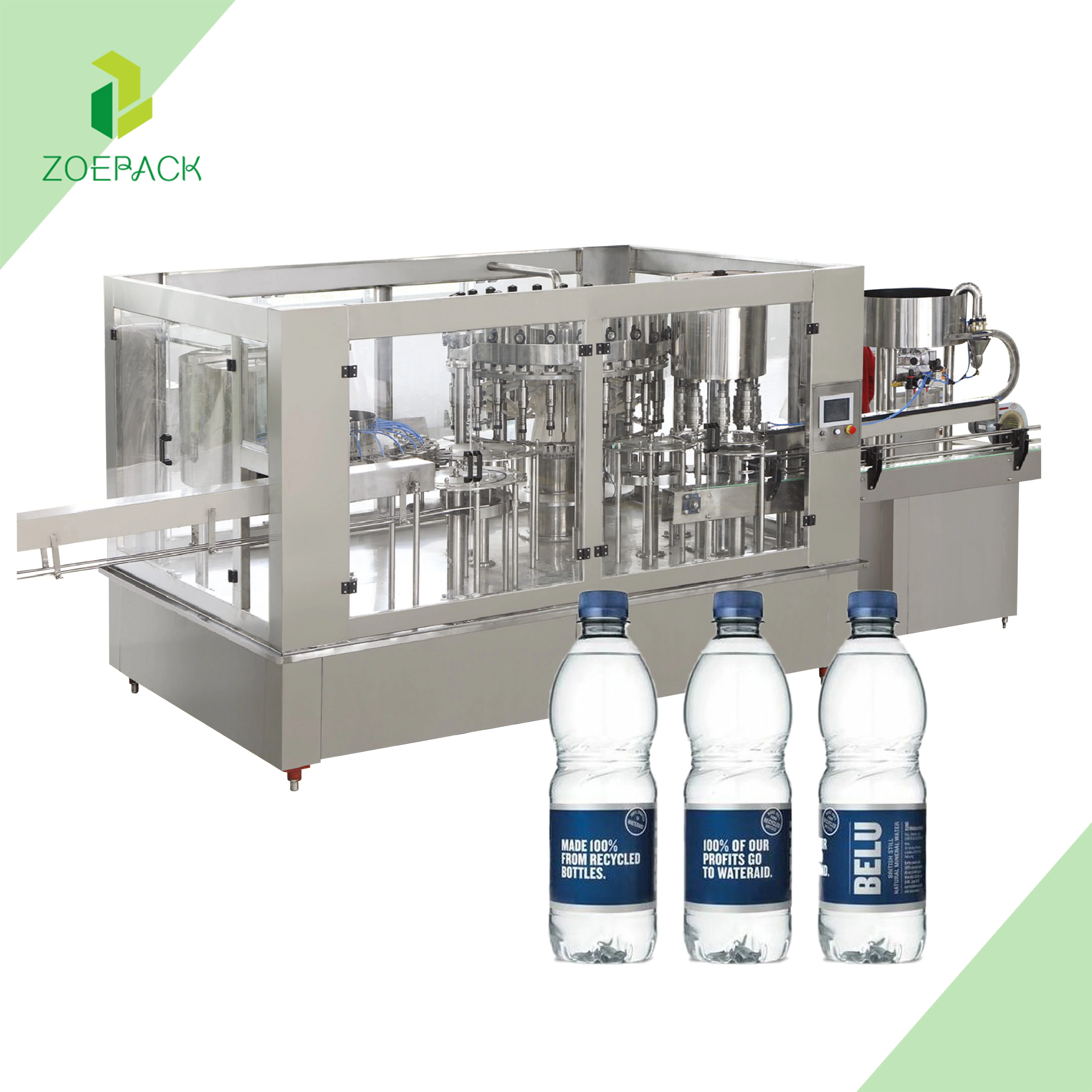 Automatic Plastic Bottle Pure Mineral Water Drinking Beverage Making Bottling Filling Machine Production Line Equipment