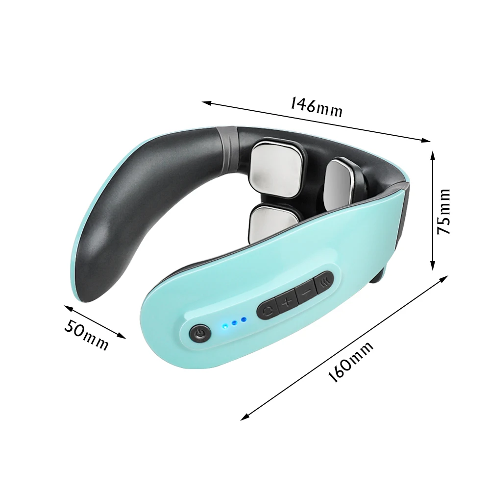 TNES Low Frequency Pulse Massage Tools Neck Massager with Heat
